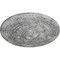 Ekena Millwork Naple Ceiling Medallion (Fits Canopies up to 3 3/8"), 37 1/2"OD x 3 3/8"P, Ultra Pure White Crackle CM37NAUWC - alternate 2